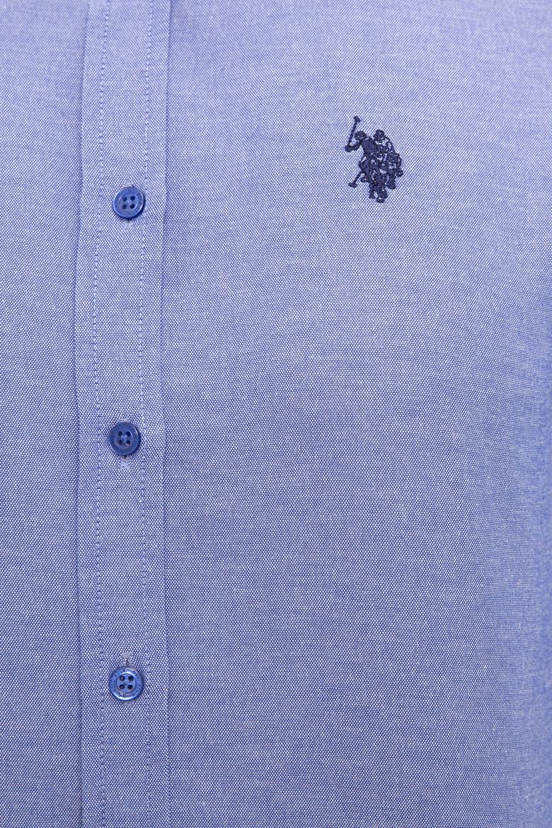 Kadın Mavi Gömlek Uzunkol Basic - 50231191033