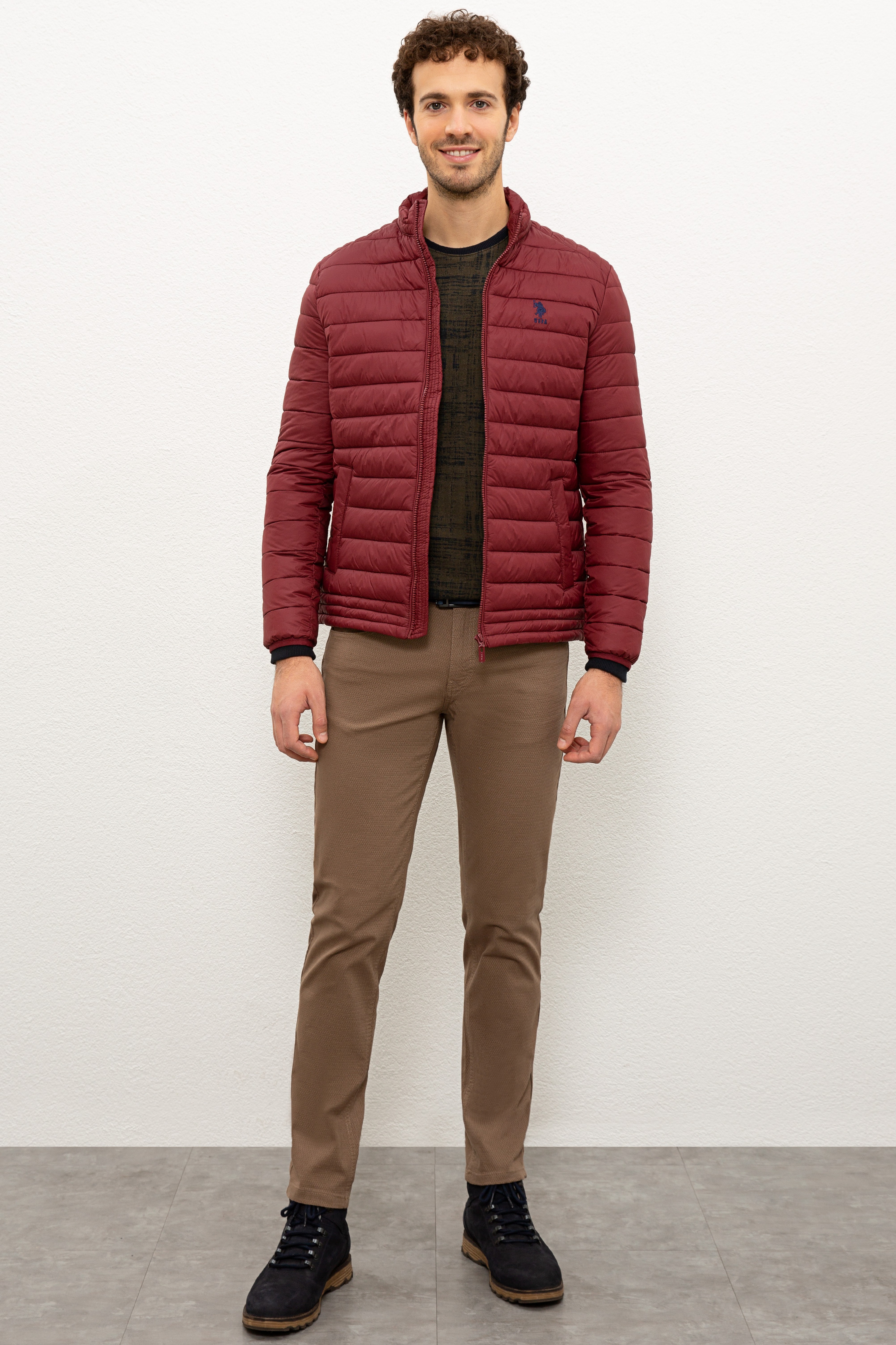 Erkek Bordo Mont - Image 5