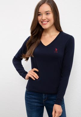 Kadın Lacivert Basic Kazak - 50224709001