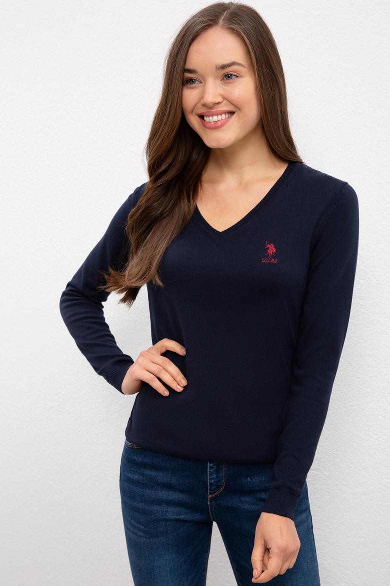 Kadın Lacivert Basic Kazak