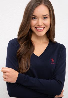 Kadın Lacivert Basic Kazak - 50224709001