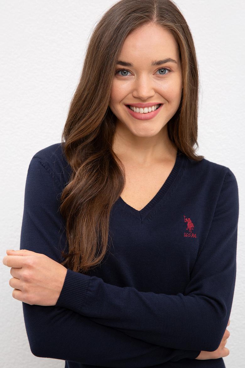 Kadın Lacivert Basic Kazak - 50224709001