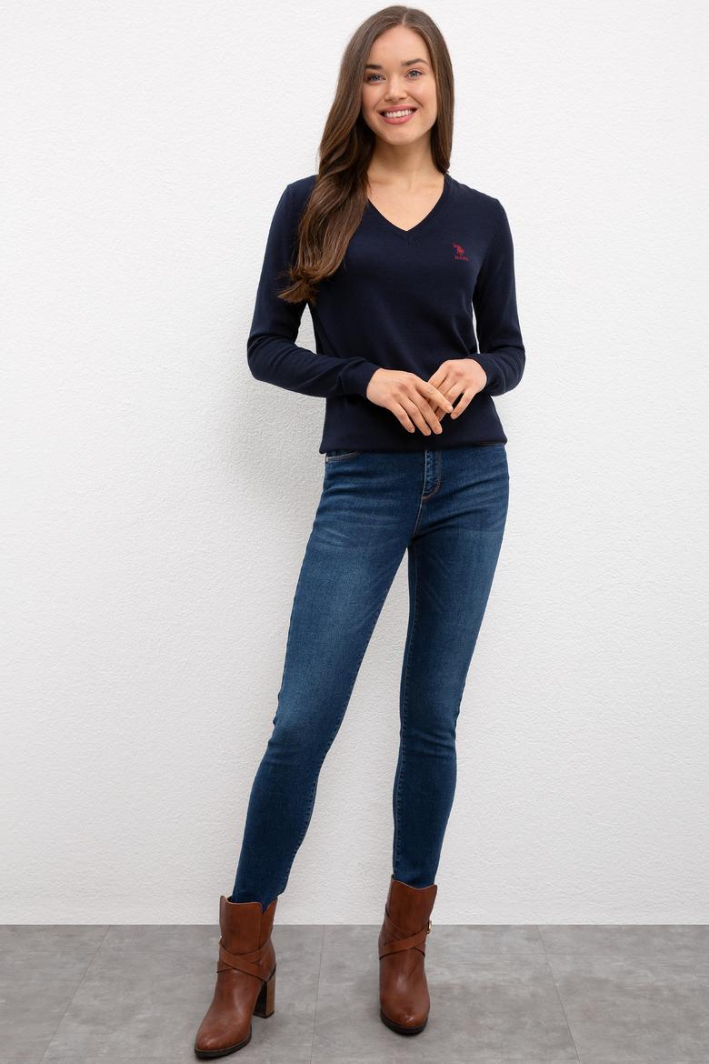 Kadın Lacivert Basic Kazak - 50224709001