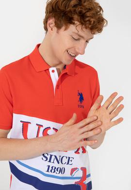 Erkek Kırmızı Polo Yaka Tişört - 50249192014