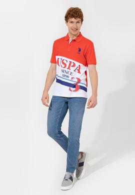 Erkek Kırmızı Polo Yaka Tişört - 50249192014