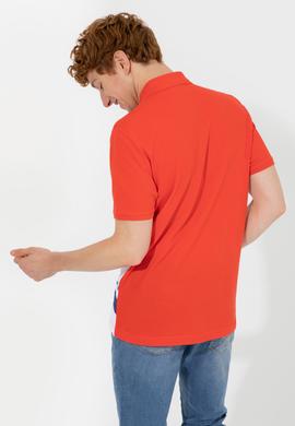 Erkek Kırmızı Polo Yaka Tişört - 50249192014