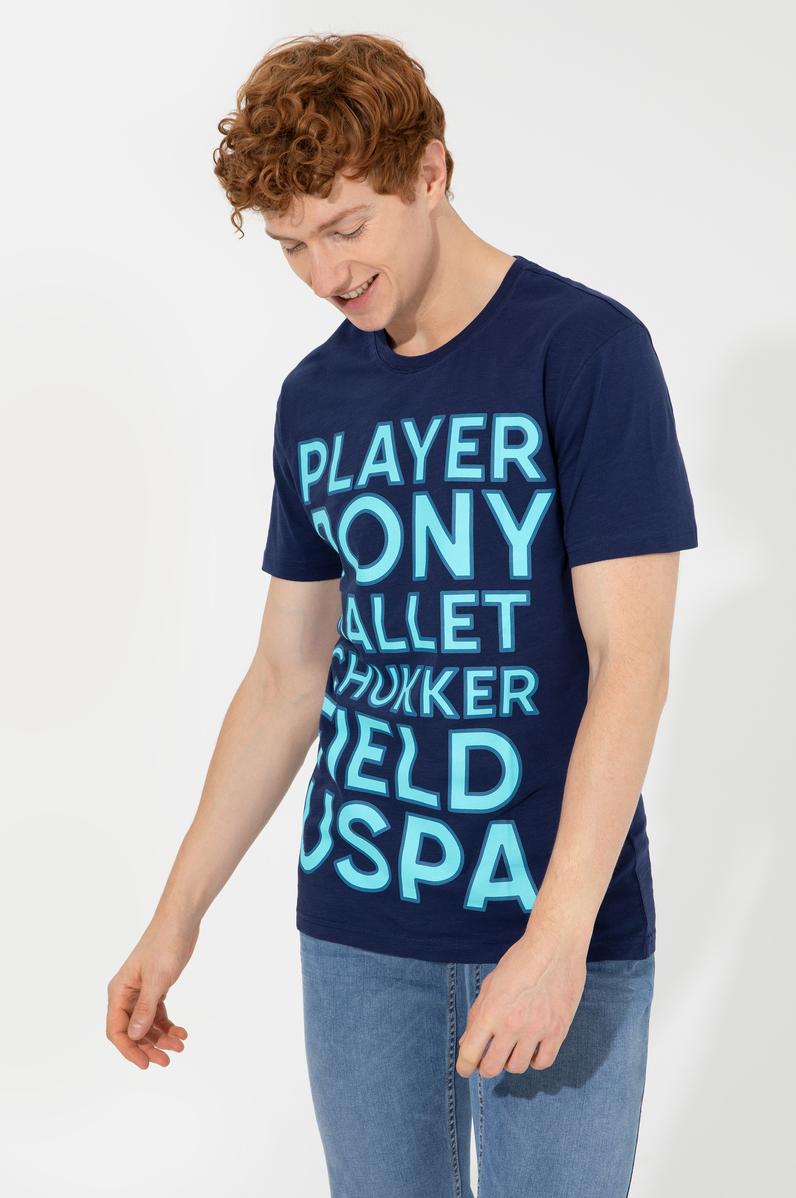 Erkek Lacivert Bisiklet Yaka Tişört