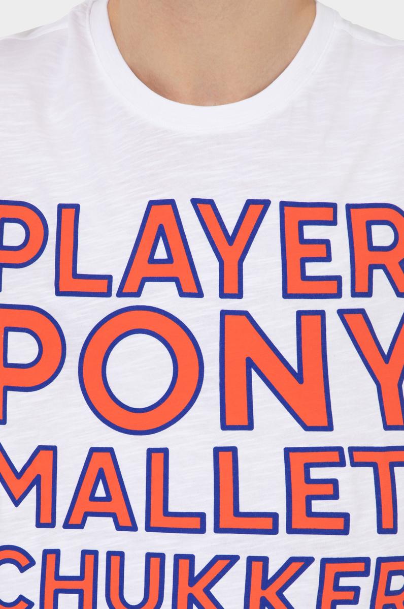 Erkek Beyaz Bisiklet Yaka Tişört