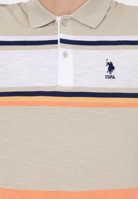 Erkek Taş Polo Yaka Tişört - 50246132022