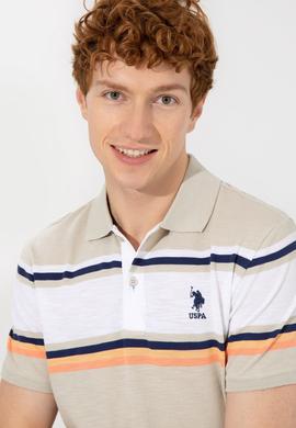 Erkek Taş Polo Yaka Tişört - 50246132022