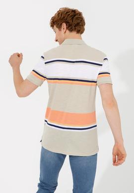 Erkek Taş Polo Yaka Tişört - 50246132022