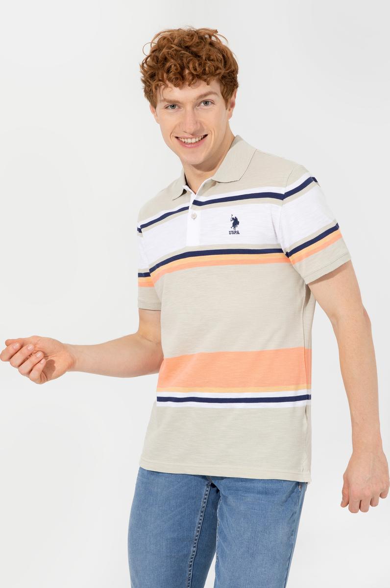 Erkek Taş Polo Yaka Tişört