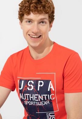 Erkek Kırmızı Bisiklet Yaka Tişört - 50246123050