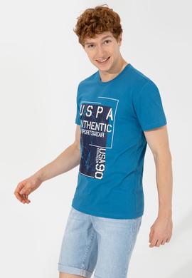 Erkek Petrol Bisiklet Yaka Tişört - 50246123040