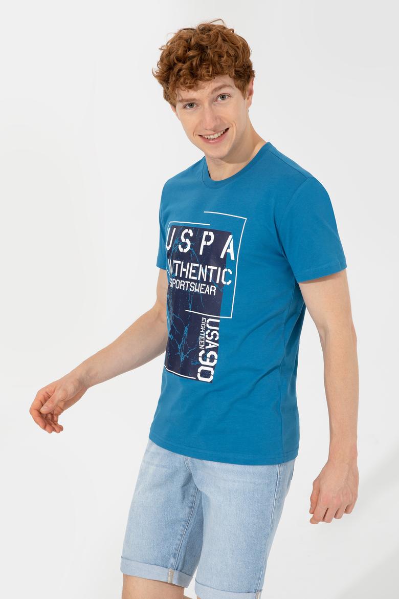 Erkek Petrol Bisiklet Yaka Tişört - 50246123040