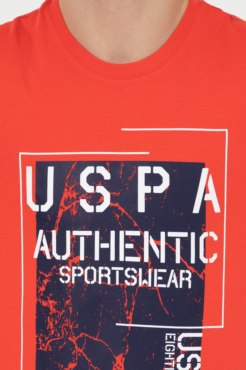 Erkek Kırmızı Bisiklet Yaka Tişört