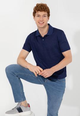 Erkek Lacivert Polo Yaka Tişört - 50249184016