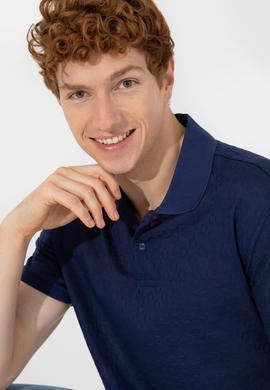 Erkek Lacivert Polo Yaka Tişört - 50249184016