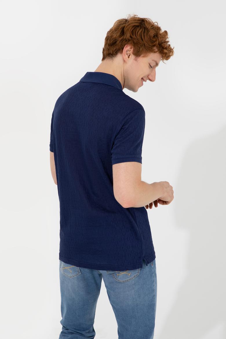 Erkek Lacivert Polo Yaka Tişört - 50249184016