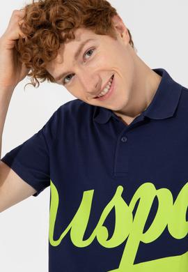 Erkek Lacivert Polo Yaka Tişört - 50249138020