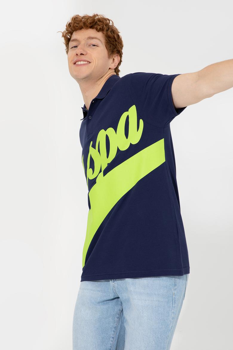 Erkek Lacivert Polo Yaka Tişört - 50249138020