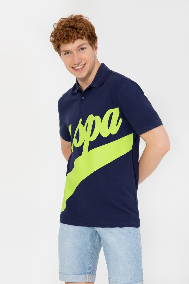 Erkek Lacivert Polo Yaka Tişört - 50249138020