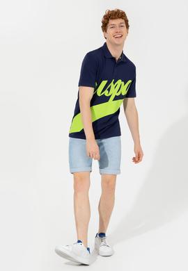 Erkek Lacivert Polo Yaka Tişört - 50249138020