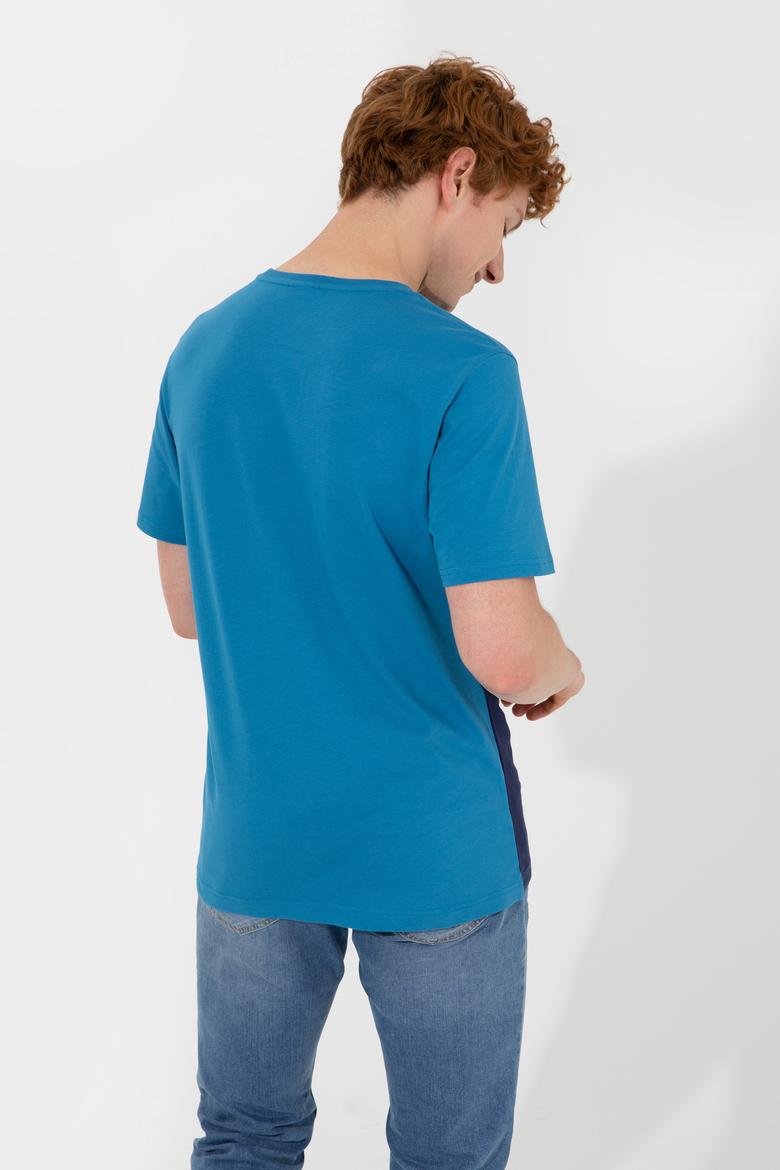 Erkek Petrol Tişört - 50247328153