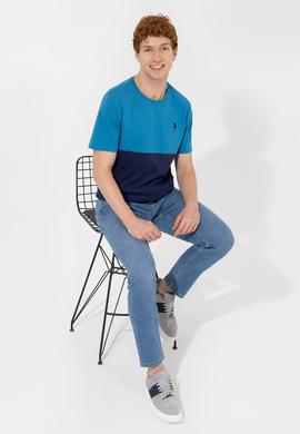 Erkek Petrol Tişört - 50247328153