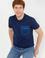 Erkek Lacivert Bisiklet Yaka Tişört