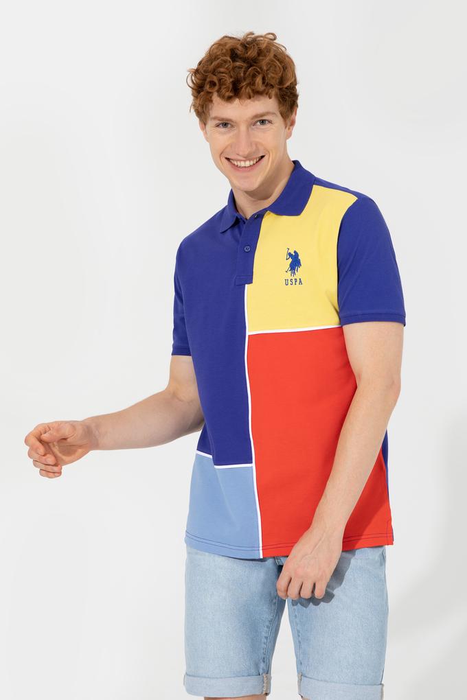 Erkek Mavi Polo Yaka Tişört