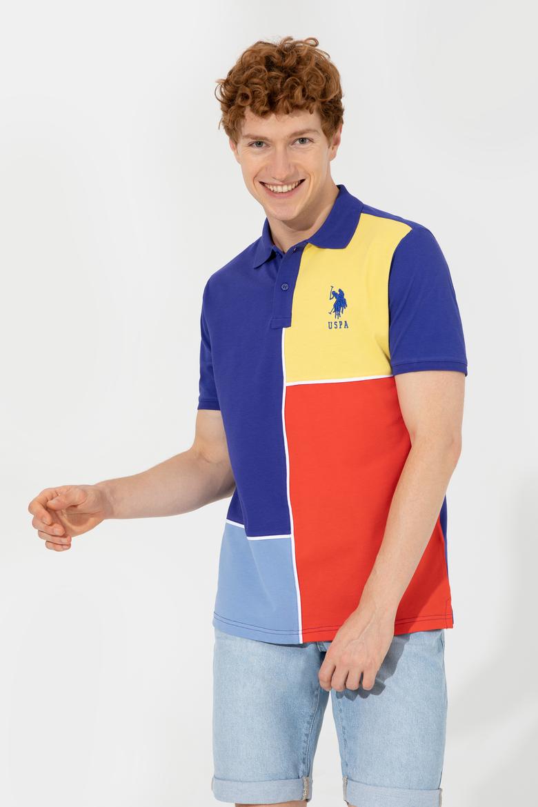 Erkek Mavi Polo Yaka Tişört