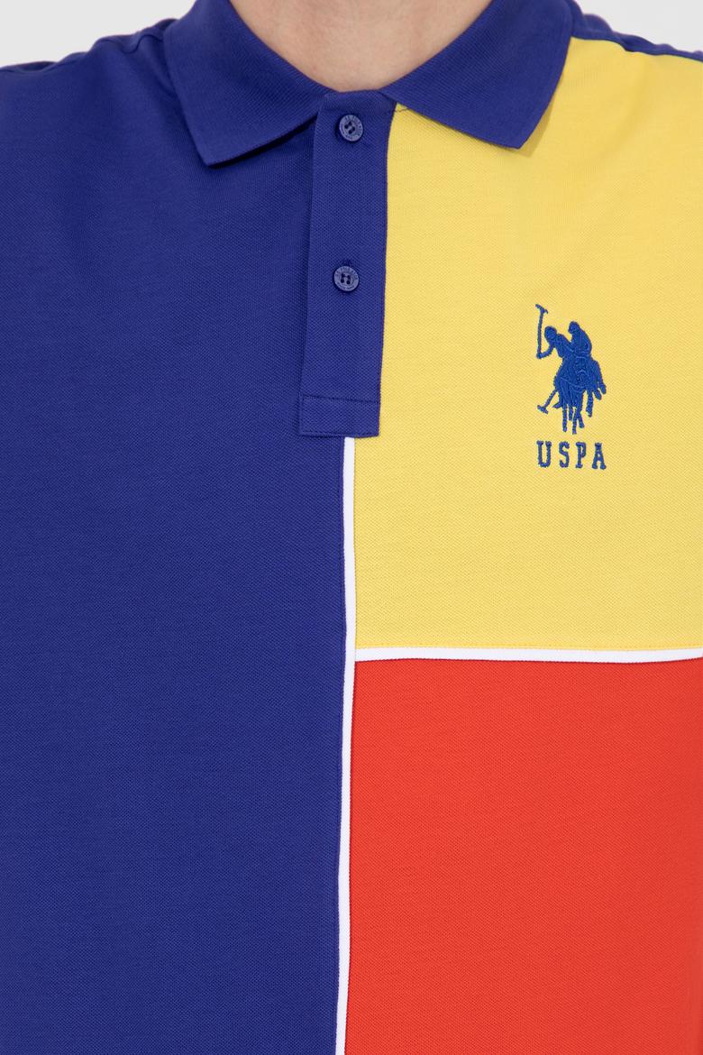 Erkek Mavi Polo Yaka Tişört - 50248519009