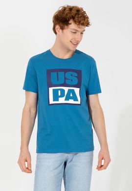 Erkek Petrol Bisiklet Yaka Tişört - 50246126059