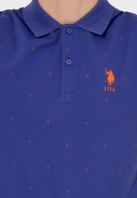 Erkek Mavi Polo Yaka Tişört - 50249159028