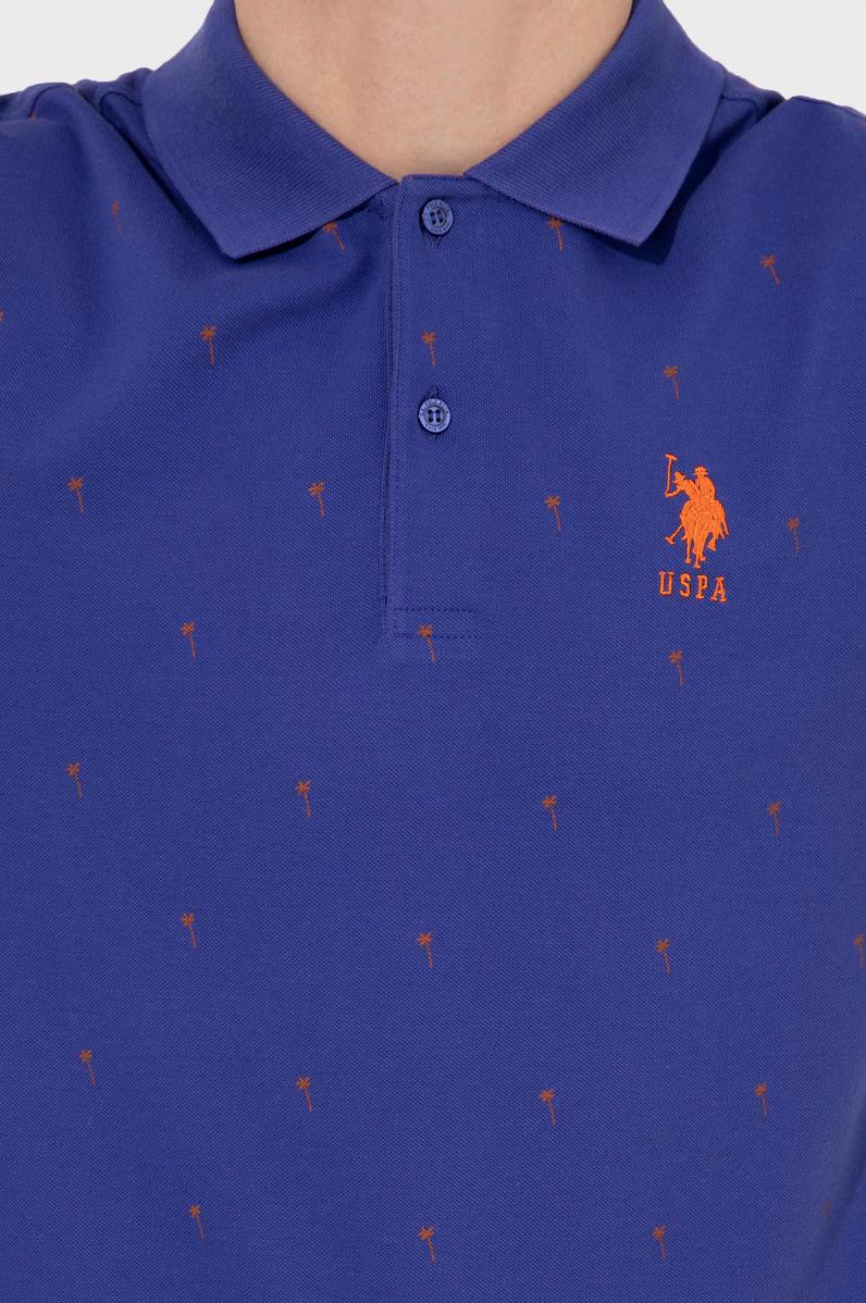 Erkek Mavi Polo Yaka Tişört