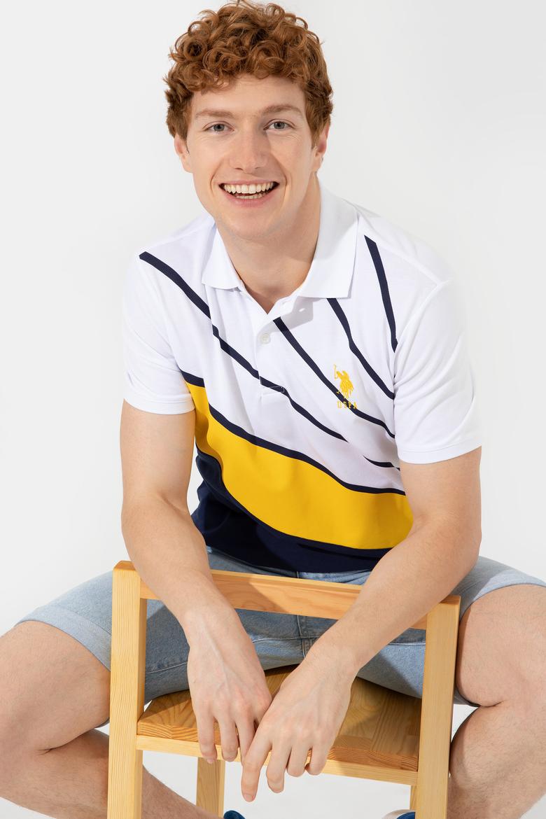 Erkek Açık Sarı Polo Yaka T-Shirt - 50249165010