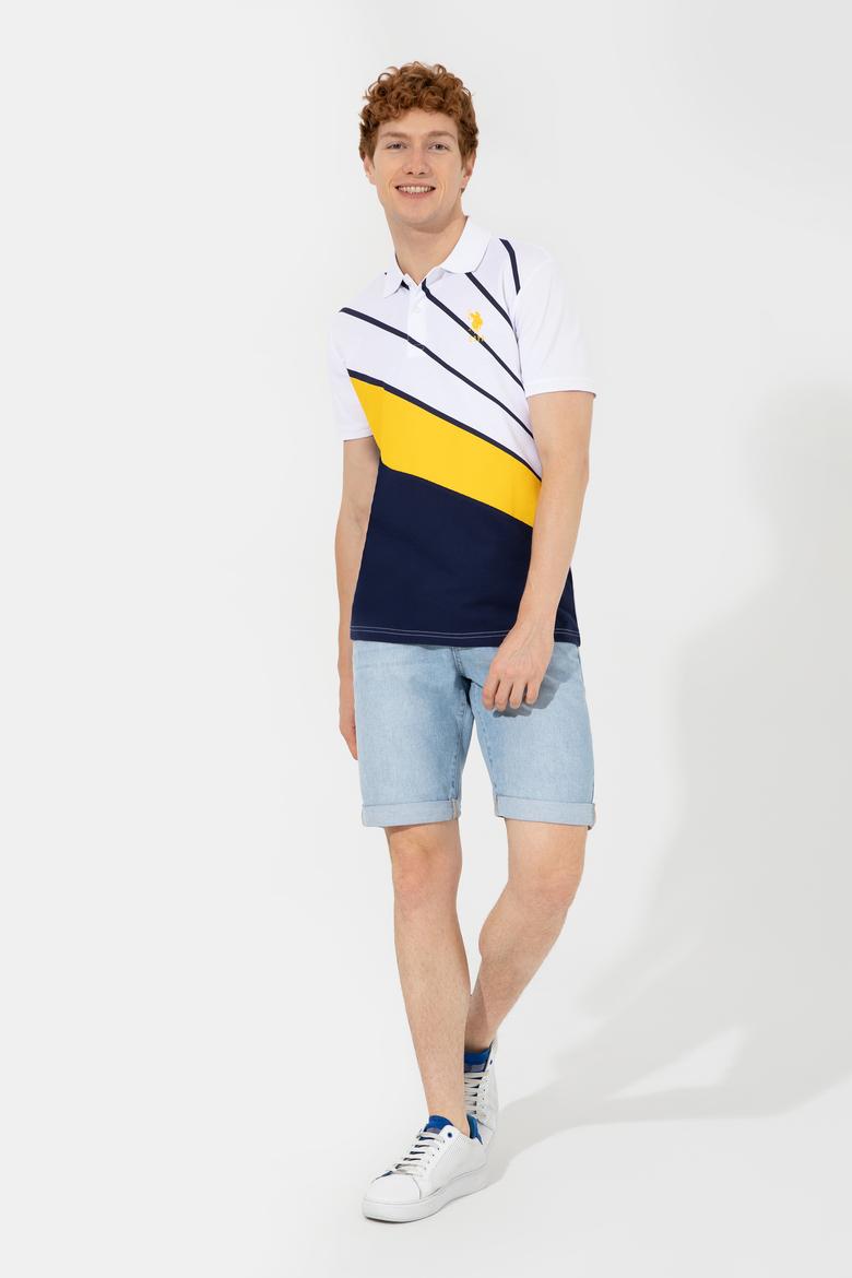 Erkek Açık Sarı Polo Yaka T-Shirt - 50249165010