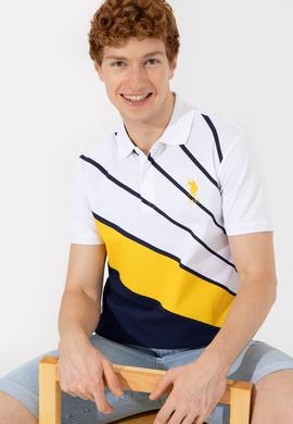 Erkek Açık Sarı Polo Yaka T-Shirt - 50249165010