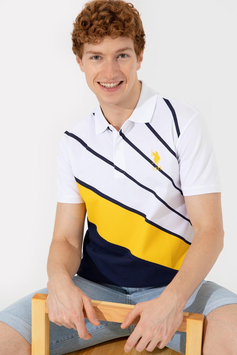 Erkek Açık Sarı Polo Yaka T-Shirt - 50249165010