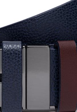 Erkek Çift Taraflı Lacivert Kemer - 50258593012