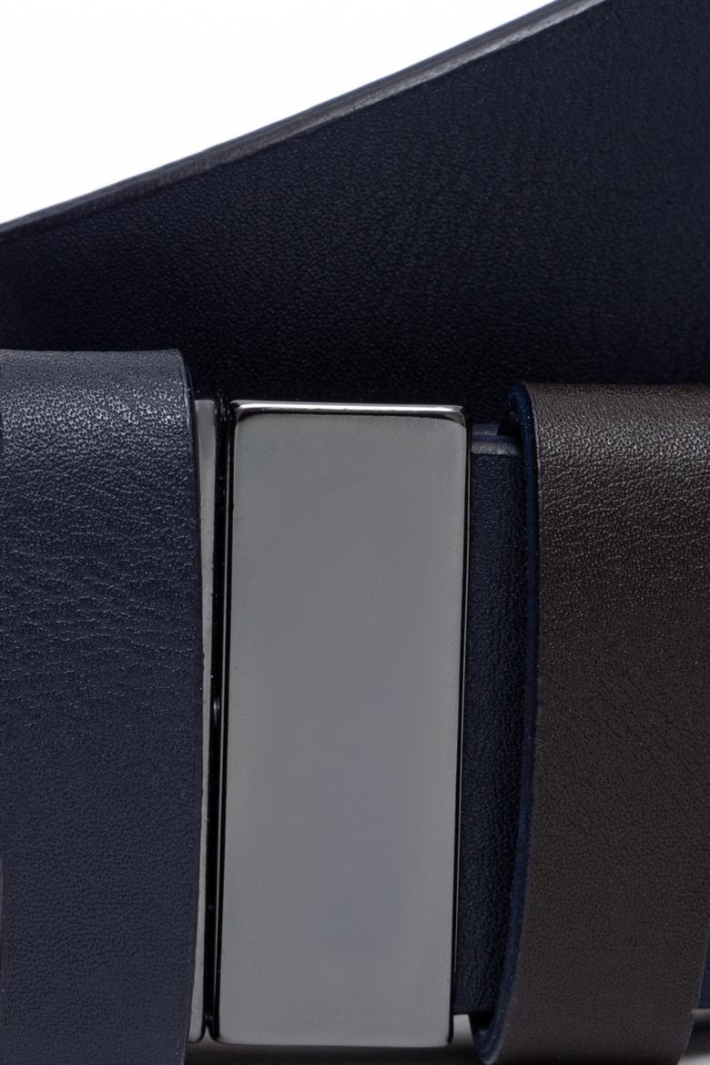 Erkek Çift Taraflı Lacivert Kemer - 50258582009