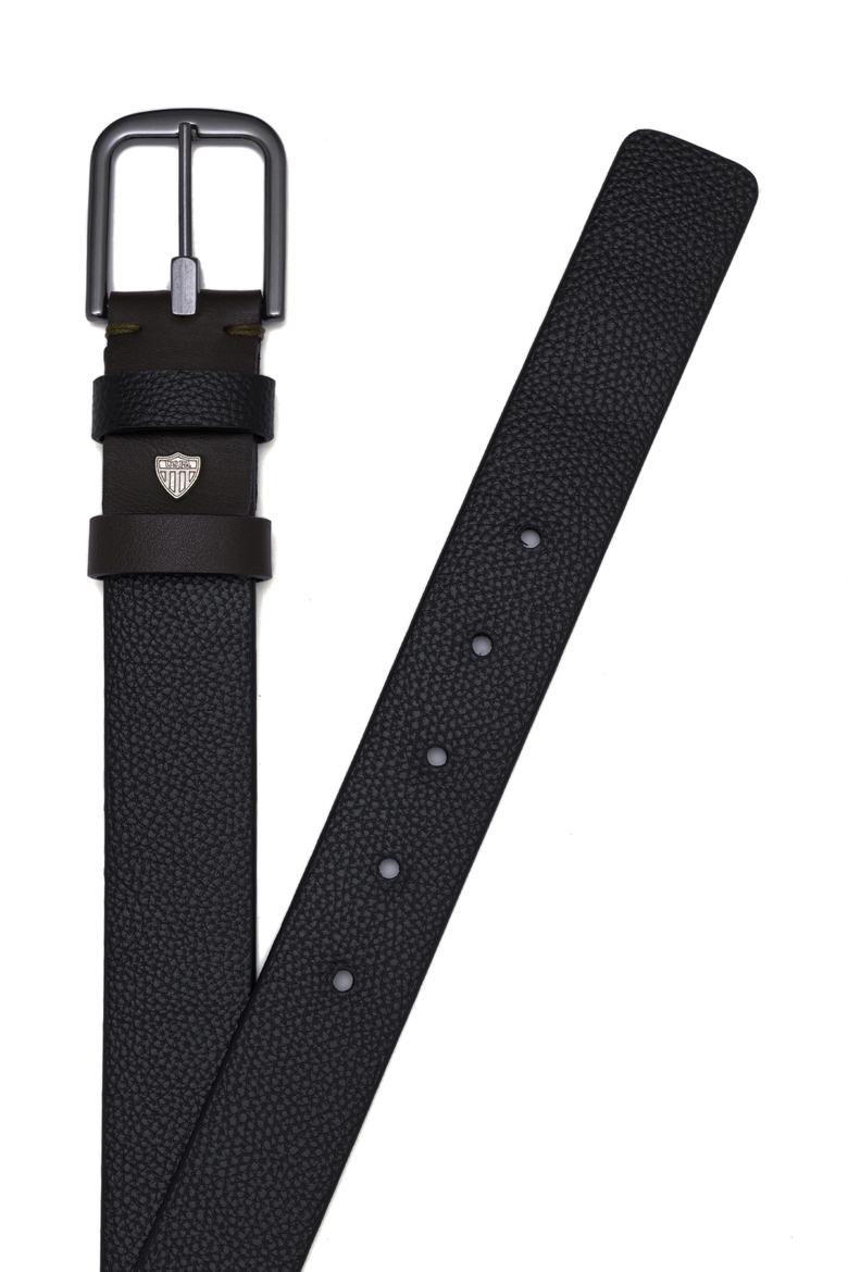 Erkek Çift Taraflı Siyah Kemer