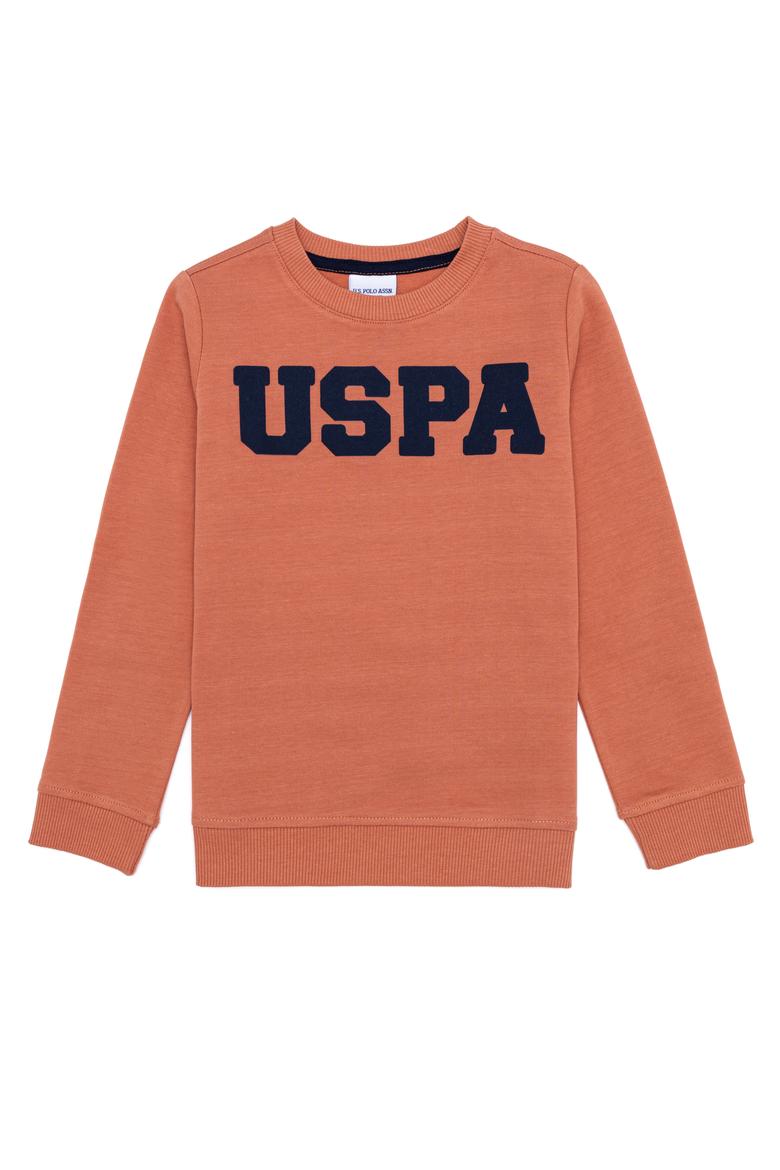 Erkek Çocuk Kiremit Basic Sweatshirt