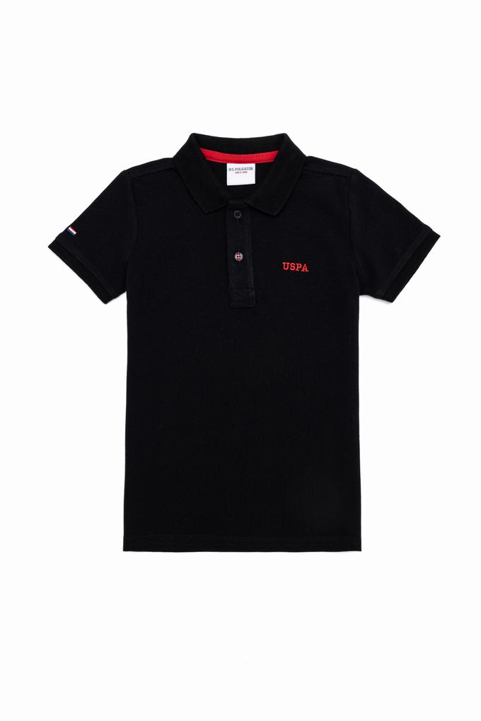 Erkek Çocuk Siyah Polo Yaka Tişört