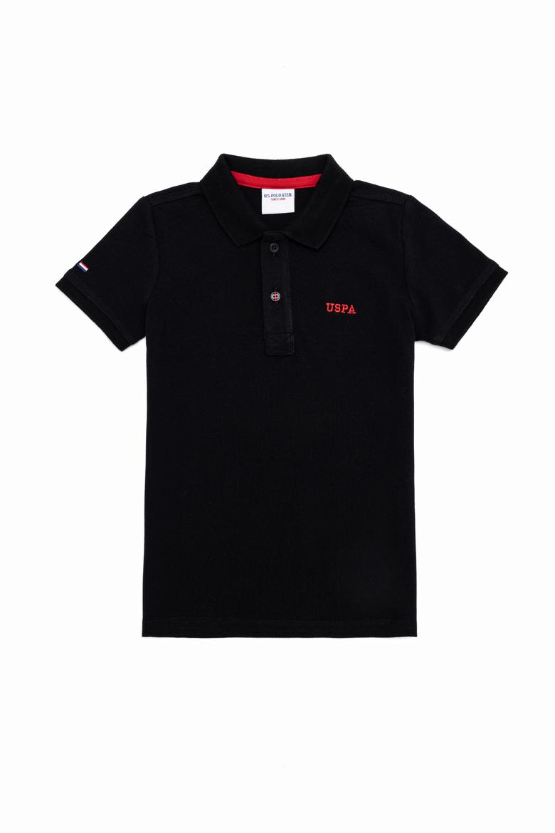 Erkek Çocuk Siyah Polo Yaka Tişört