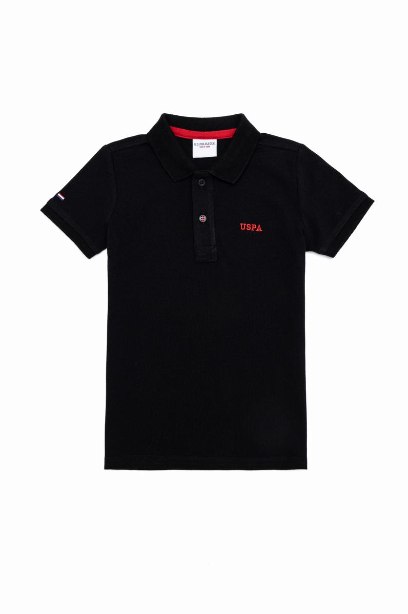 Erkek Çocuk Siyah Polo Yaka Tişört