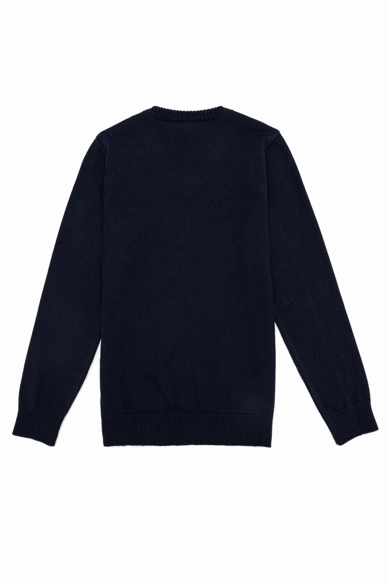 Erkek Çocuk Lacivert V - Yaka Triko Kazak - 50257688005