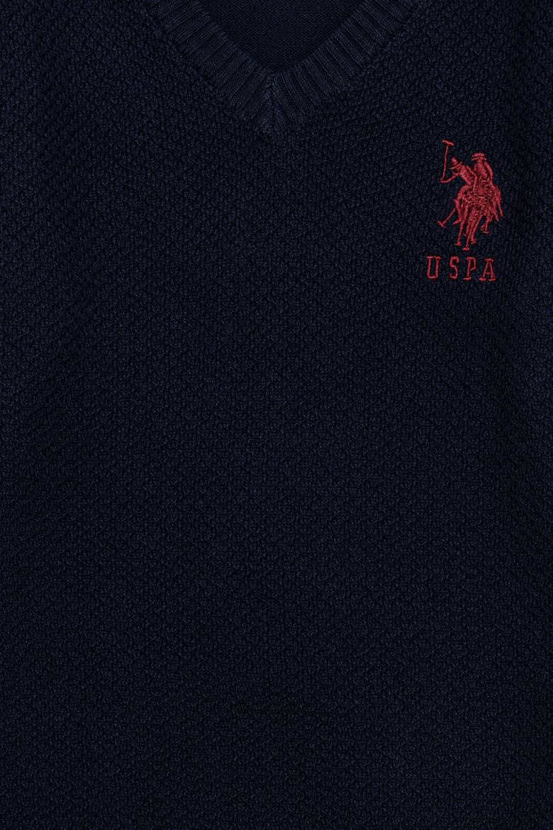 Erkek Çocuk Lacivert V - Yaka Triko Kazak - 50257688005