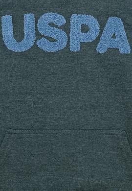 Çocuk Yeşil Basic Kapüşonlu Sweatshirt - 50260648029